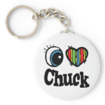 I Heart (Love) Chuck keychains