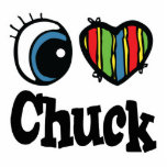 I Heart (Love) Chuck Cut Out
