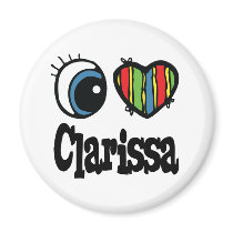 I Heart (Love) Clarissa magnets
