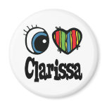 I Heart (Love) Clarissa magnets