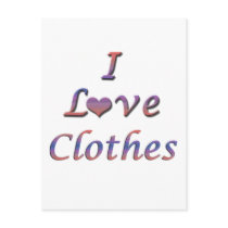I Heart (Love) Clothes postcards by whatulove I Heart (Love) Clothes postcards