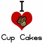 I heart-love cupcakes photo cut outs