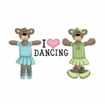 I Heart Love Dancing With Ballet Bears photo sculptures by cutespot I Heart Love Dancing With Ballet Bears photo sculptures
