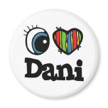 I Heart (Love) Dani magnets