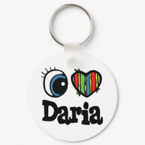I Heart (Love) Daria keychains