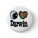 I Heart (Love) Darwin buttons