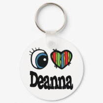 I Heart (Love) Deanna keychains
