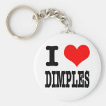 I HEART (LOVE) DIMPLES KEY CHAINS