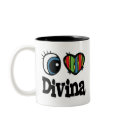 I Heart (Love) Divina mugs by eyeheartnames I Heart (Love) Divina mugs