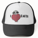 I Heart Love Earth Alien Hat