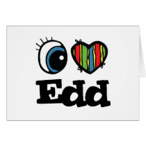 I  Heart (Love) Edd cards