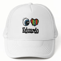 I  Heart (Love) Eduardo hats