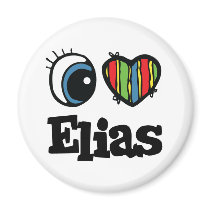 I  Heart (Love) Elias magnets