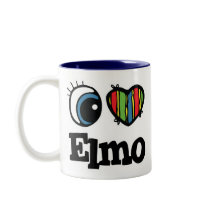 I  Heart (Love) Elmo Coffee Mug