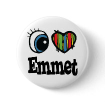 I  Heart (Love) Emmet buttons
