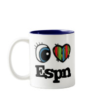 I Heart (Love) Espn mugs by eyeheartnames I Heart (Love) Espn mugs