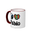 I Heart (Love) Fabio mugs by eyeheartnames I Heart (Love) Fabio mugs