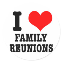 I HEART (LOVE) FAMILY REUNIONS stickers by classicihearts I HEART (LOVE) FAMILY REUNIONS stickers