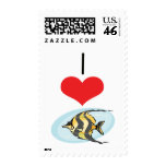 I Heart (Love) Fish Stamps