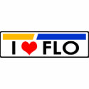 "I Heart (Love) Flo t-shirts