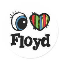 I Heart (Love) Floyd stickers by eyeheartnames I Heart (Love) Floyd stickers