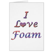 I Heart (Love) Foam cards