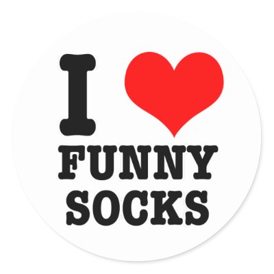 funny socks. I HEART (LOVE) FUNNY SOCKS