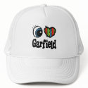I Heart (Love) Garfield hats