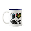 I Heart (Love) Gilberto mugs