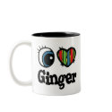 I Heart (Love) Ginger mugs