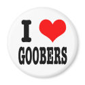 I HEART (LOVE) GOOBERS magnets by classicihearts I HEART (LOVE) GOOBERS magnets