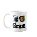 I Heart (Love) Gram mugs