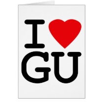 I Heart Love Guam Cards