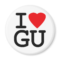 I Heart Love Guam Magnet