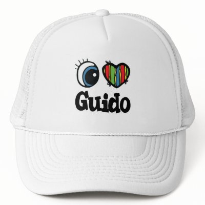 I Heart (Love) Guido Mesh Hat by eyeheartnames