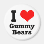 I HEART (LOVE) gummy bears Magnets