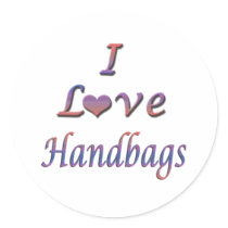 I Heart (Love) Handbags stickers by whatulove I Heart (Love) Handbags stickers