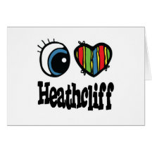 I Heart (Love) Heathcliff Card