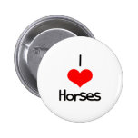 I Heart (Love) Horses Pin