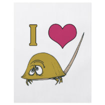 i heart love horseshoe crabs flyer