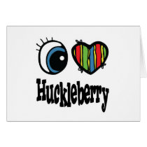 I Heart (Love) Huckleberry cards