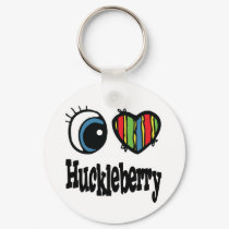 I Heart (Love) Huckleberry keychains