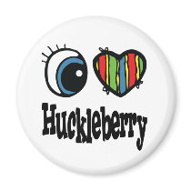 I Heart (Love) Huckleberry magnets by eyeheartnames I Heart (Love) Huckleberry magnets