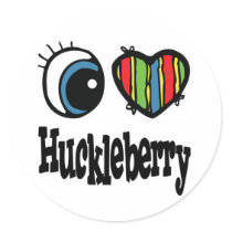 I Heart (Love) Huckleberry stickers by eyeheartnames I Heart (Love) Huckleberry stickers