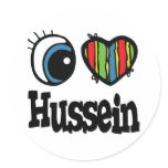 I Heart (Love) Hussein Sticker