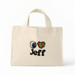 I Heart (Love) Jeff Tote Bags