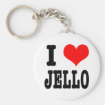 I HEART (LOVE) jello Key Chain
