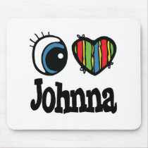 I Heart (Love) Johnna mousepads by eyeheartnames I Heart (Love) Johnna mousepads