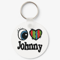 I Heart (Love) Johnny keychains
