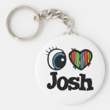 I Heart (Love) Josh Keychains